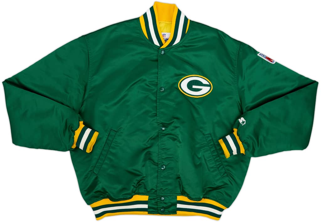 1980s Green Bay Packers Starter Satin Varsity Jacket - 8/10 - (XL)