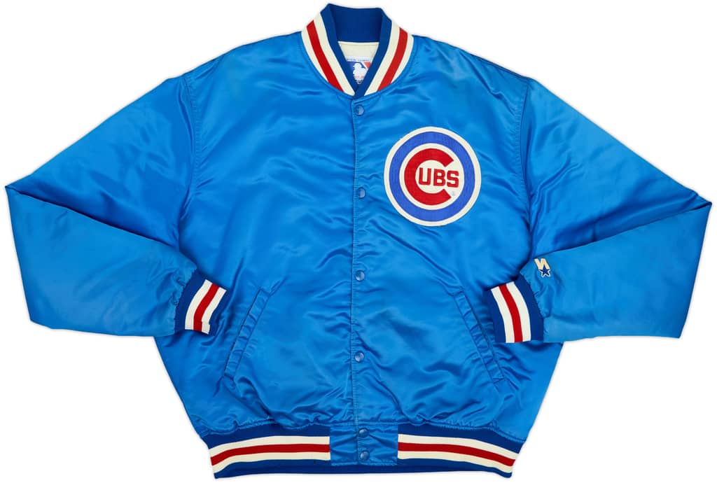 1980s Chicago Cubs Starter Satin Varsity Jacket - 5/10 - (XL)