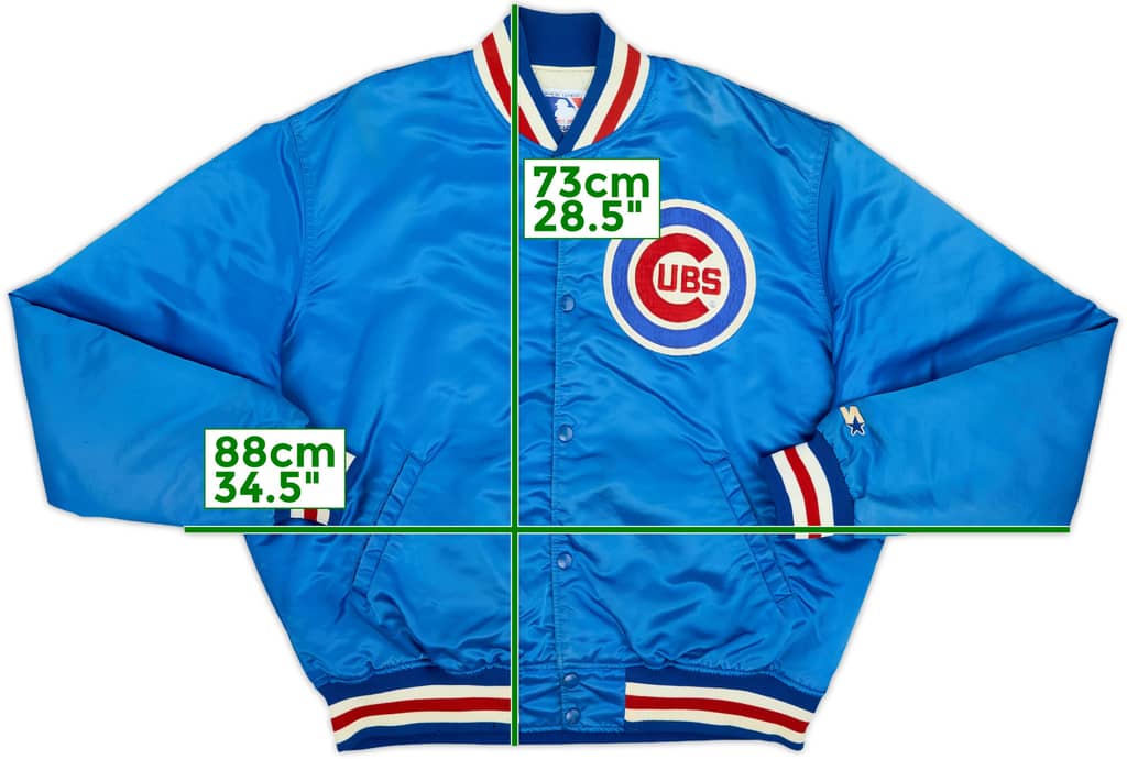 1980s Chicago Cubs Starter Satin Varsity Jacket - 5/10 - (XL)