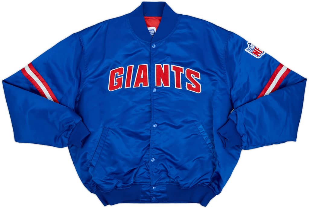 1980s New York Giants Starter Satin Varsity Jacket - 9/10 - (XXL)