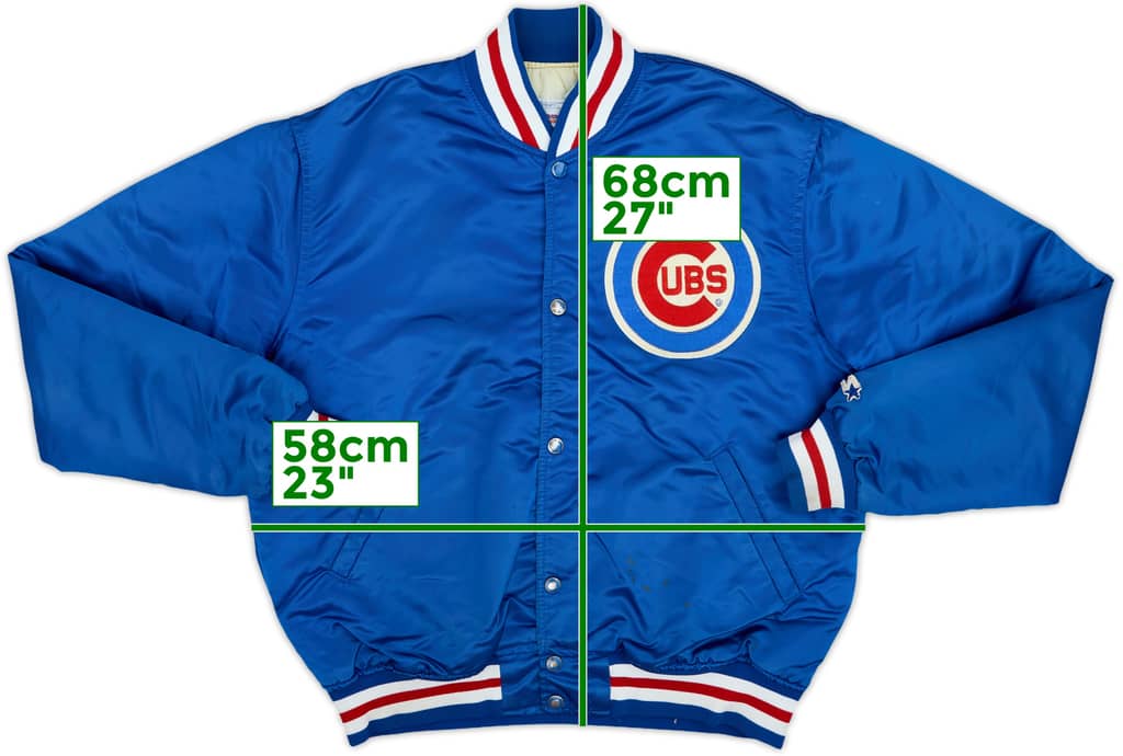 1980s Chicago Cubs Starter Satin Varsity Jacket - 5/10 - (L)