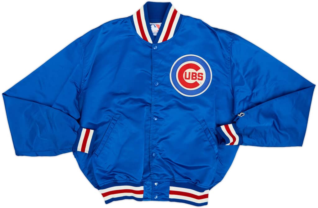 1980s Chicago Cubs Starter Satin Varsity Jacket - 7/10 - (XL)