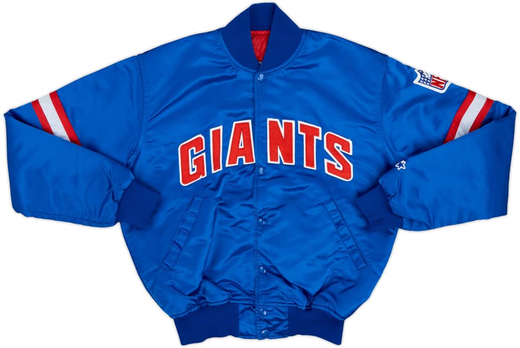 1980s New York Giants Starter Satin Varsity Jacket - 8/10 - (S)
