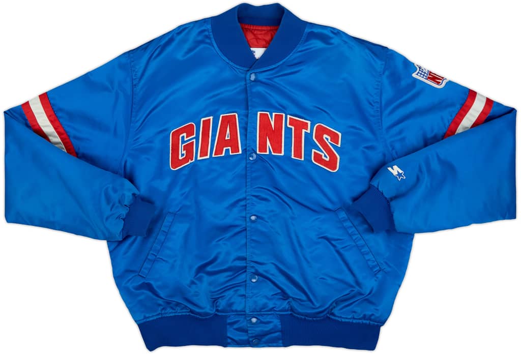 1980s New York Giants Starter Satin Varsity Jacket - 6/10 - (L)