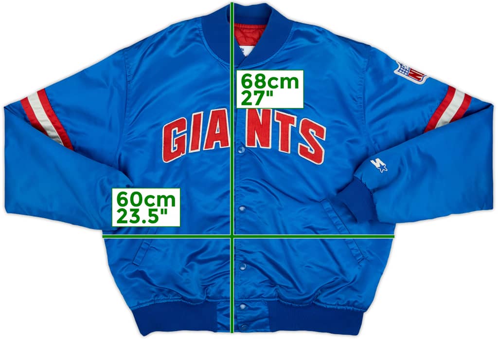 1980s New York Giants Starter Satin Varsity Jacket - 6/10 - (L)