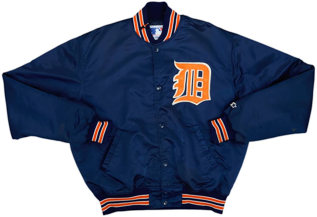 1980s Detroit Tigers Starter Satin Varsity Jacket - 3/10 - (L)