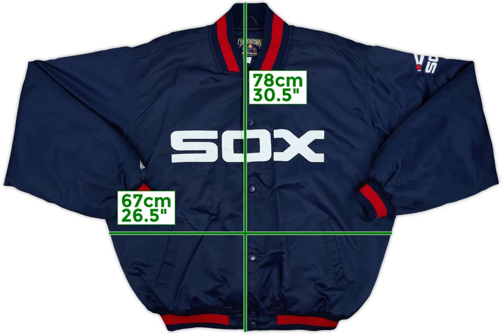 2000s Chicago White Sox Majestic Cooperstown Collection Satin Varsity Jacket - 8/10 - (XL)