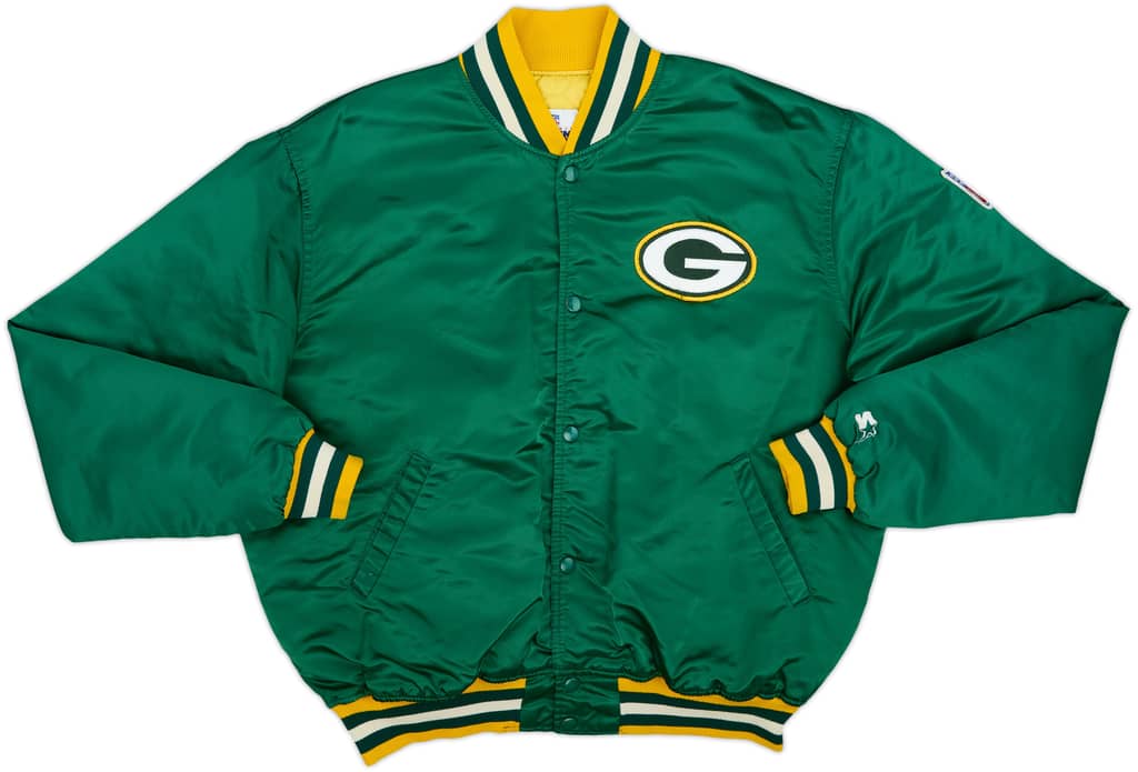 1980s Green Bay Packers Starter Satin Varsity Jacket - 3/10 - (XL)