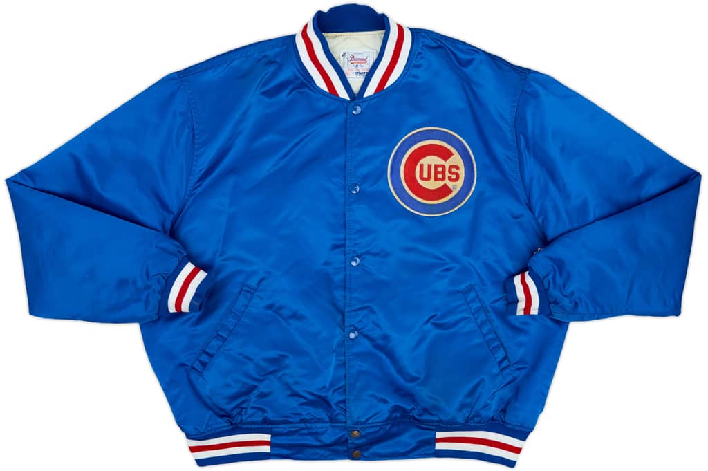 1980s Chicago Cubs Starter Satin Varsity Jacket - 7/10 - (XXL)