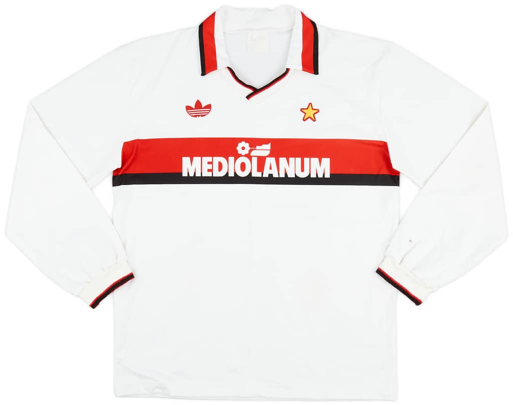 1990-91 AC Milan Away L/S Shirt - 8/10 - (L)