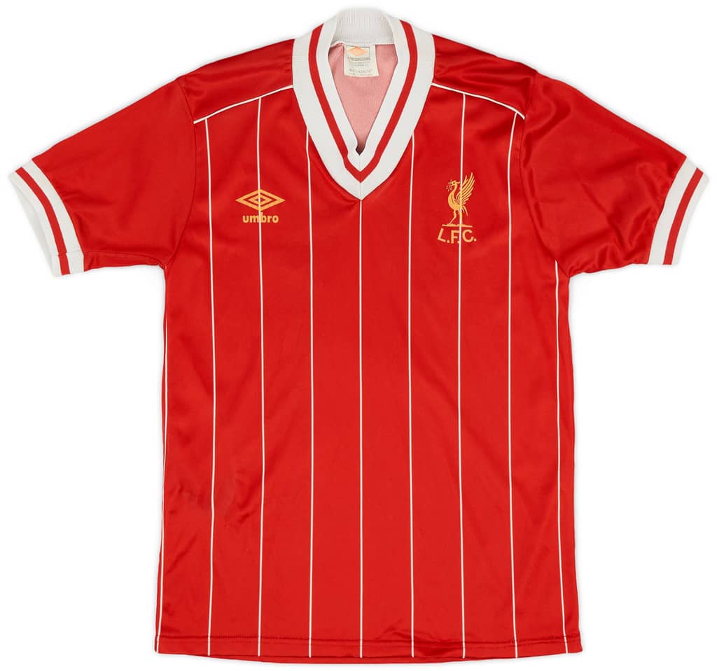 1982-85 Liverpool Home Shirt - 9/10 - (S)