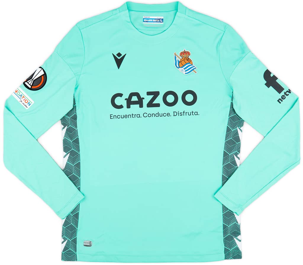 2022-23 Real Sociedad Match Issue Europa League GK Shirt Zubiaurre #13