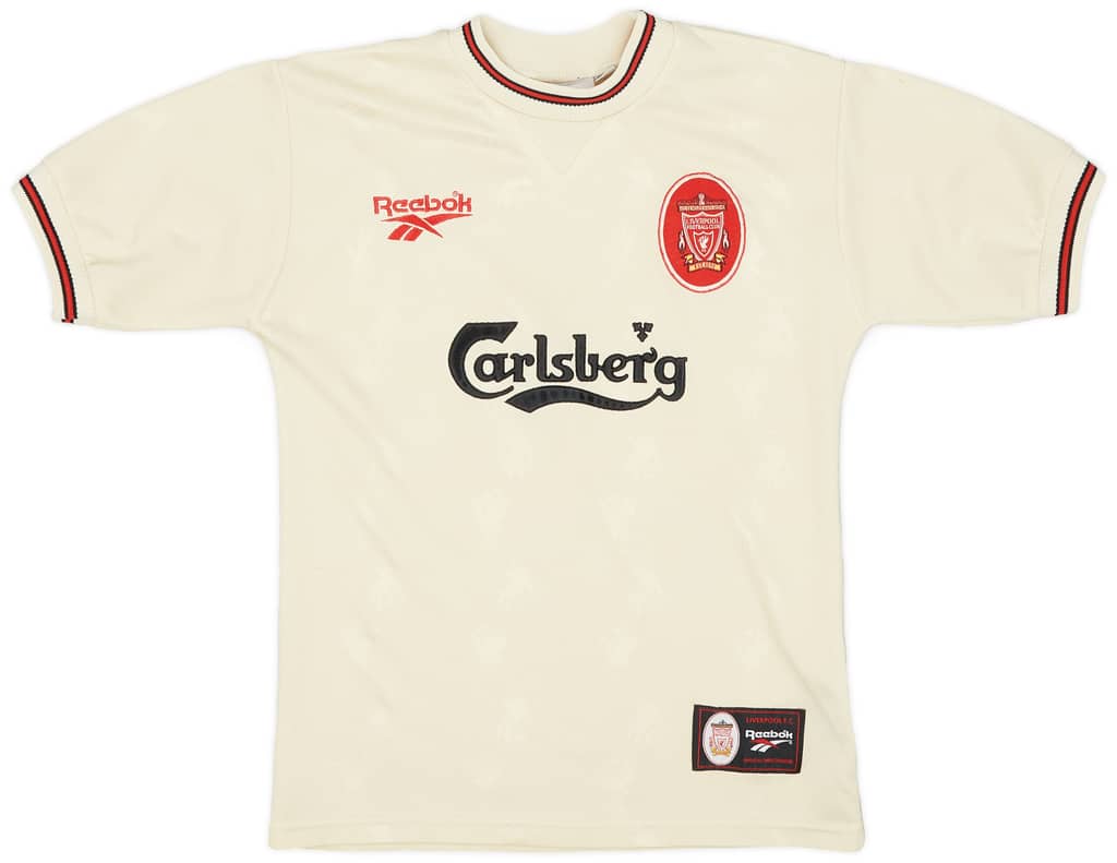 1996-97 Liverpool Away Shirt - 9/10 - (M.Boys)