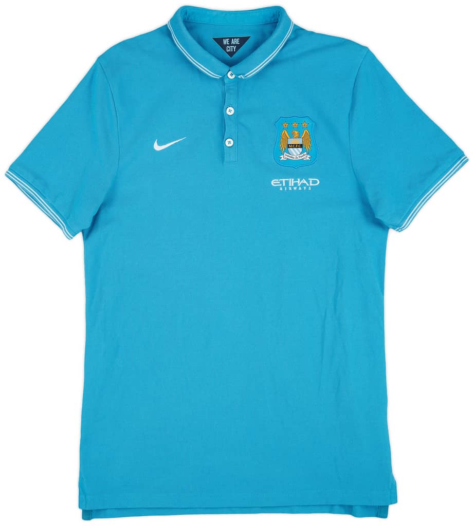 2015-16 Manchester City Nike Polo Shirt - 9/10 - (M)