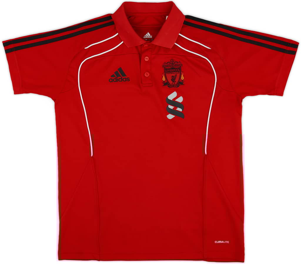 2010-11 Liverpool adidas Polo Shirt - 9/10 - (M)