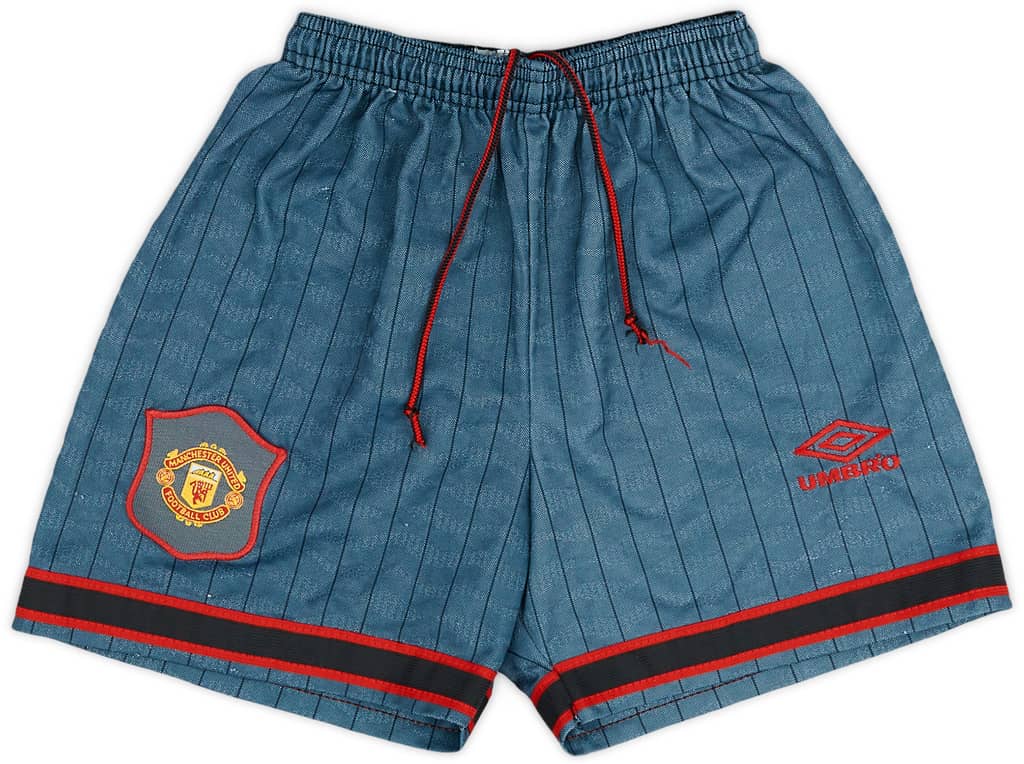 1995-96 Manchester United Away Shorts - 9/10 - (S)