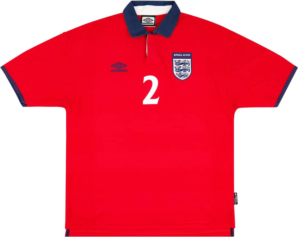 1999-01 England Away Shirt Gerrard #2