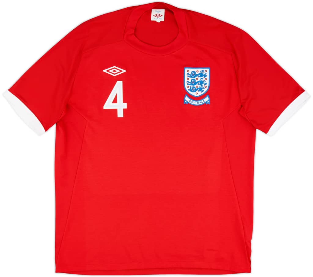 2010-11 England 'South Africa' Away Shirt Gerrard #4