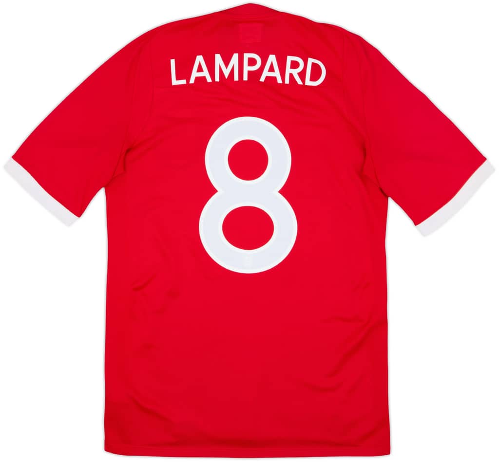 2010-11 England Away Shirt Lampard #8 - 8/10 - (S)