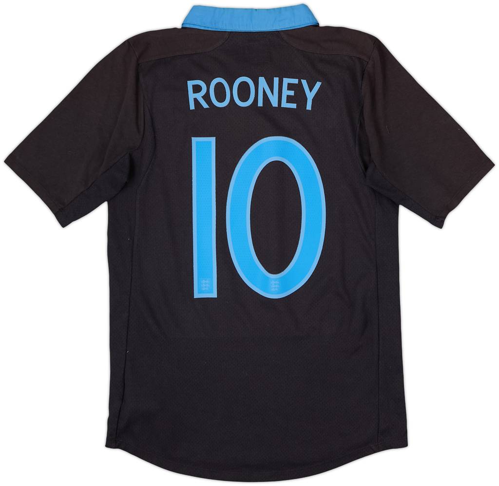 2011-12 England Away Shirt Rooney #10