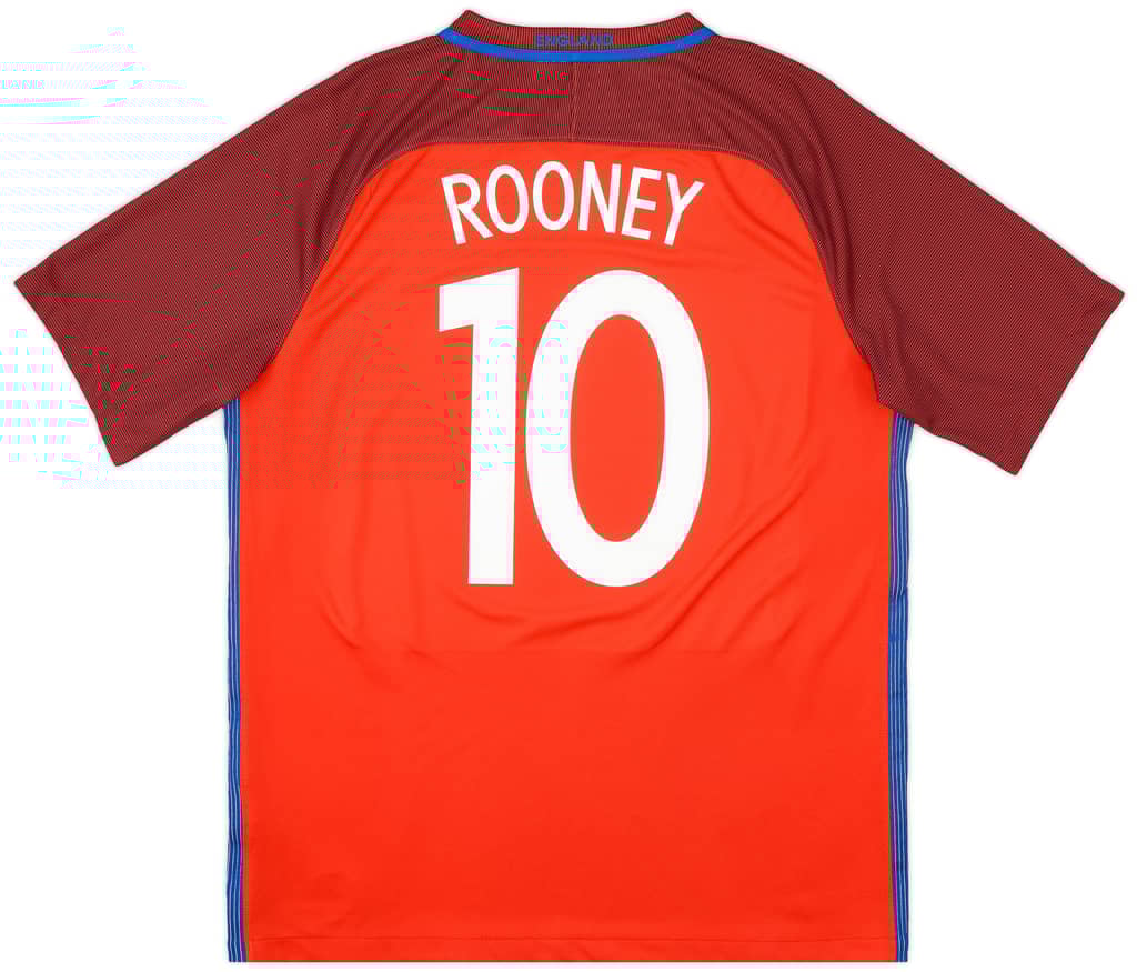 2016-17 England Away Shirt Rooney #10 - 6/10 - (S)