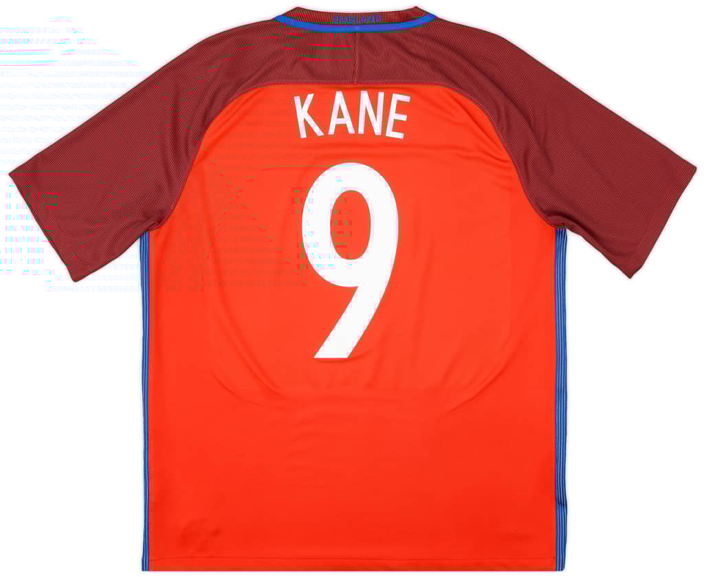2016-17 England Away Shirt Kane #9