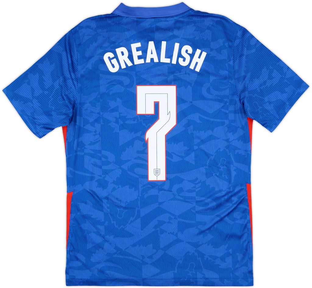 2020-21 England Away Shirt Grealish #7 - 8/10 - (S)
