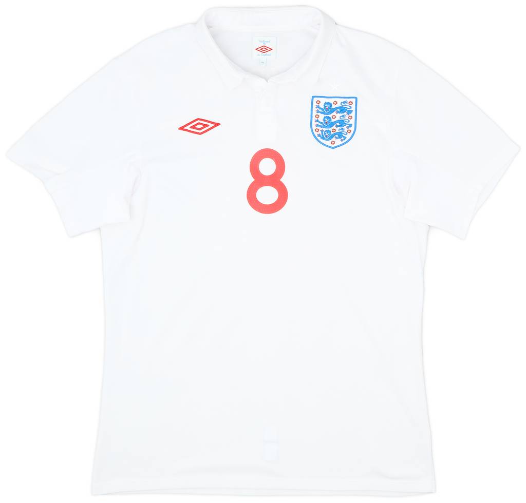 2009-10 England Home Shirt Lampard #8