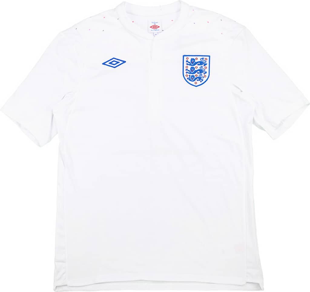 2010-11 England Home Shirt - 8/10 - (XL.Boys)