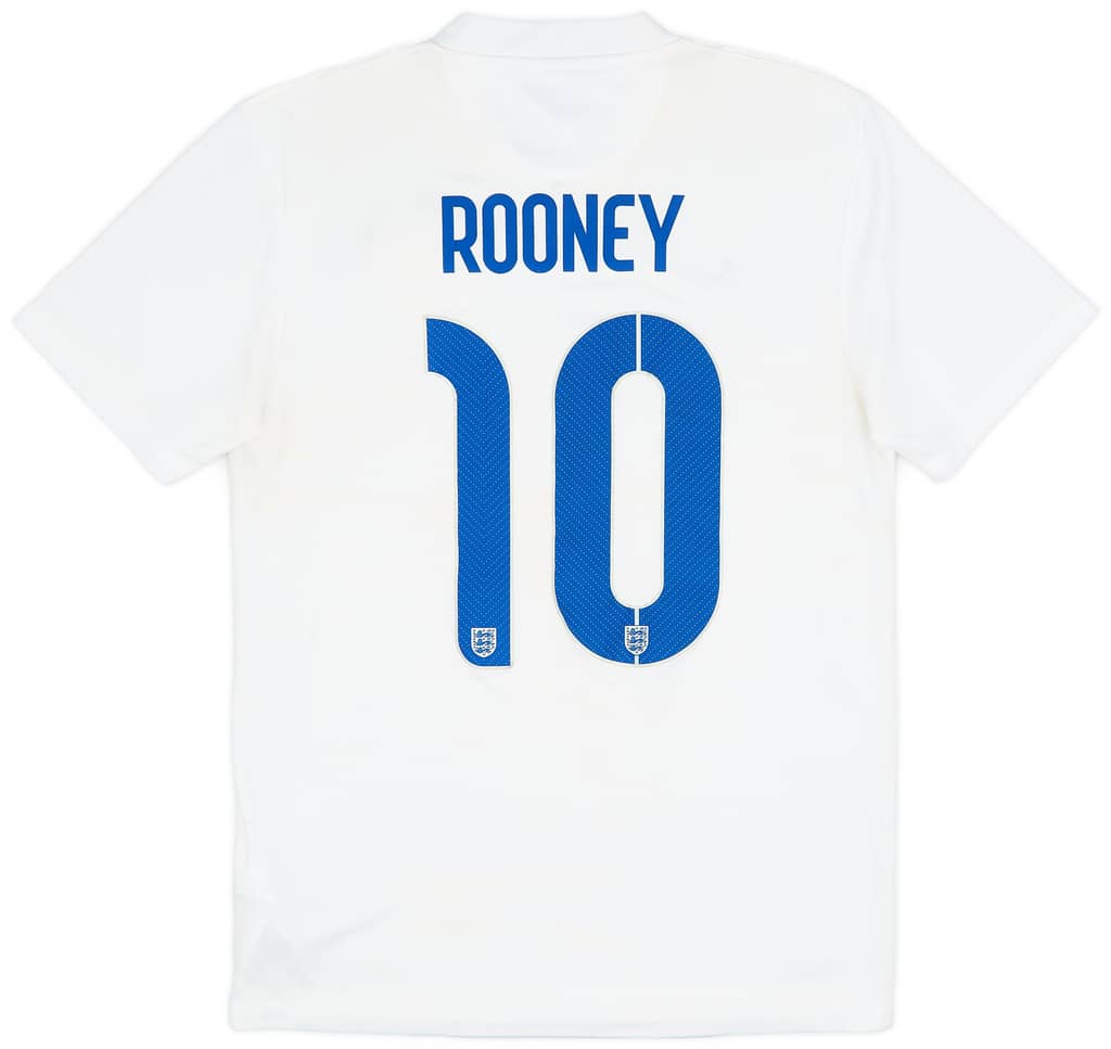 2014-15 England Home Shirt Rooney #10 - 8/10 - (S)