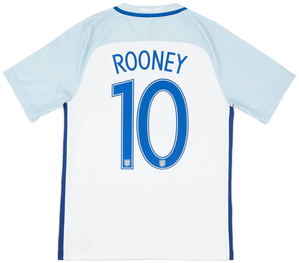 2016-17 England Home Shirt Rooney #10