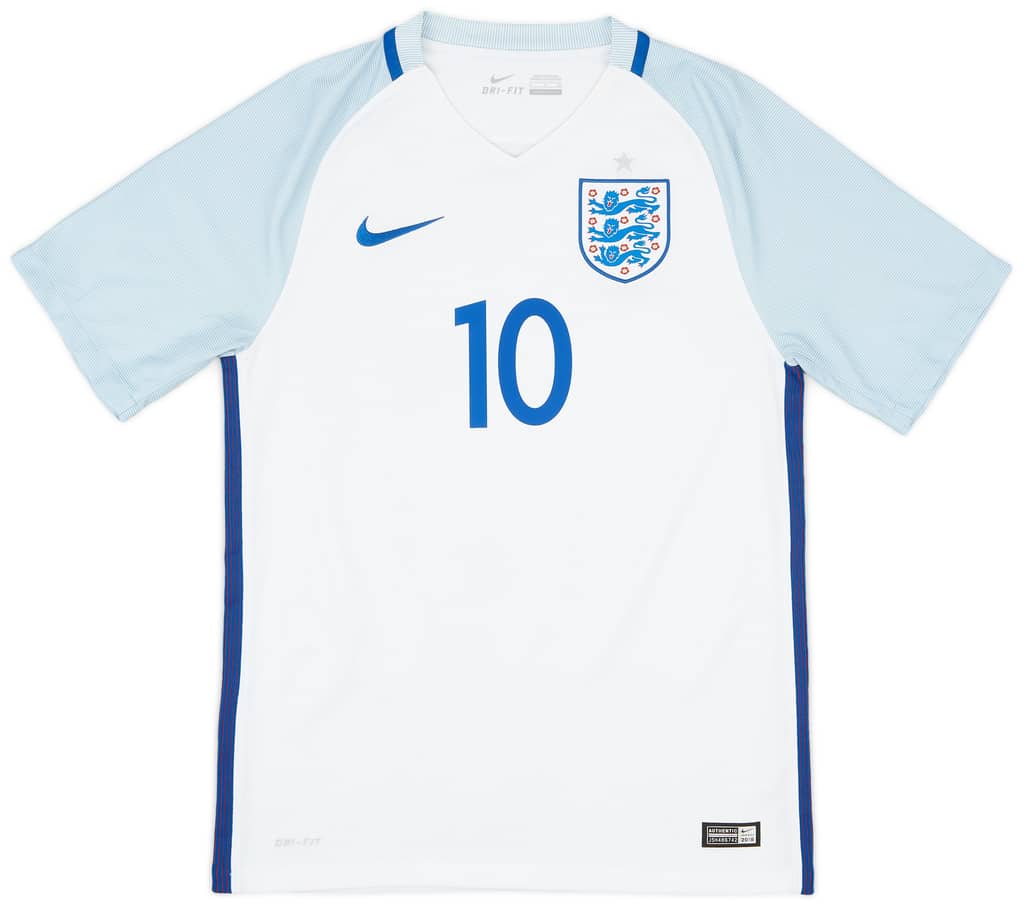 2016-17 England Home Shirt Rooney #10 - 8/10 - (S)