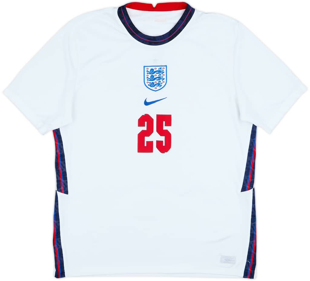 2020-22 England Home Shirt Saka #25 - 8/10 - (S)