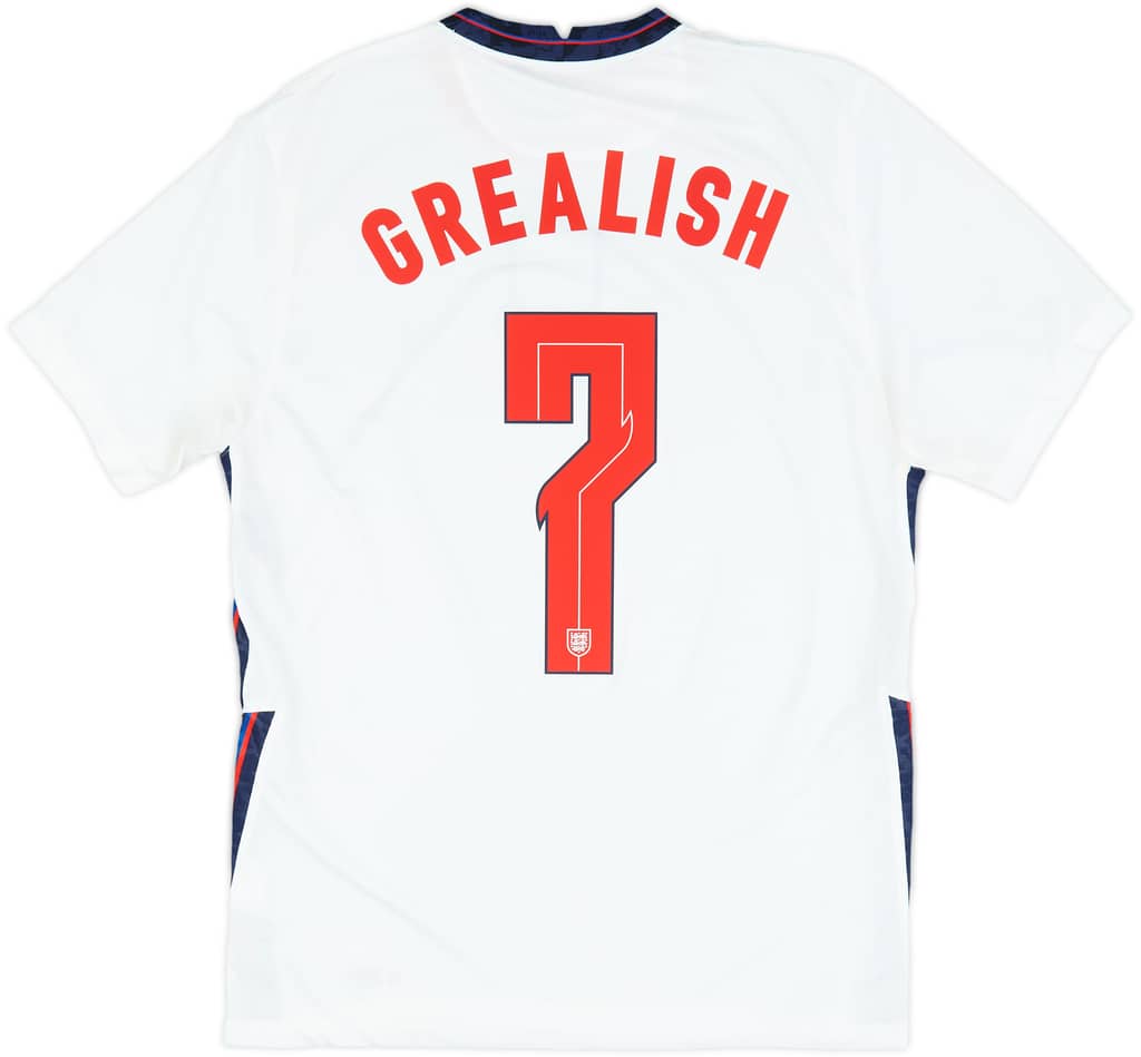 2020-22 England Home Shirt Grealish #7