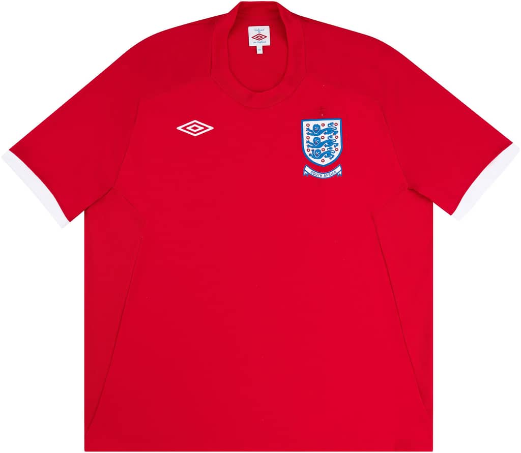 2010-11 England 'South Africa' Away Shirt - 8/10 - (XL)