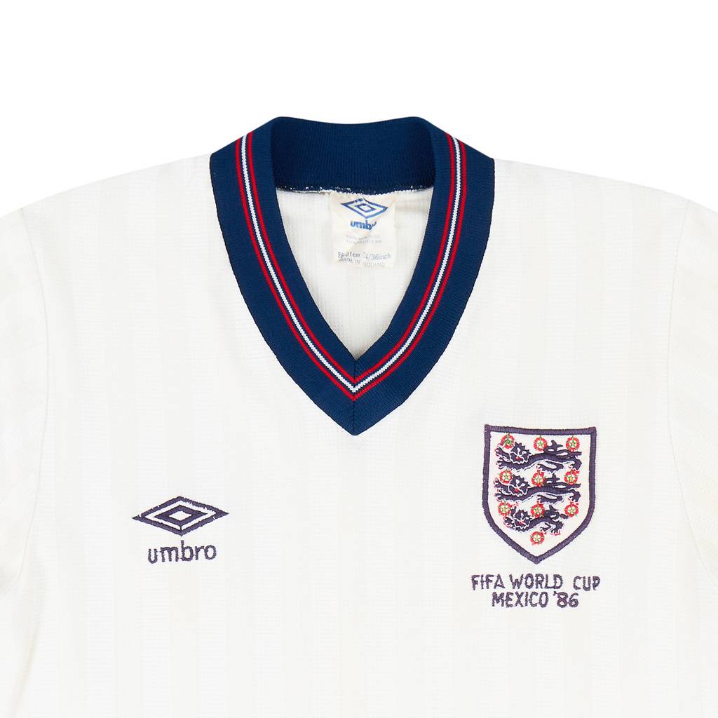 1986 England World Cup Home Shirt - 6/10 - (S)