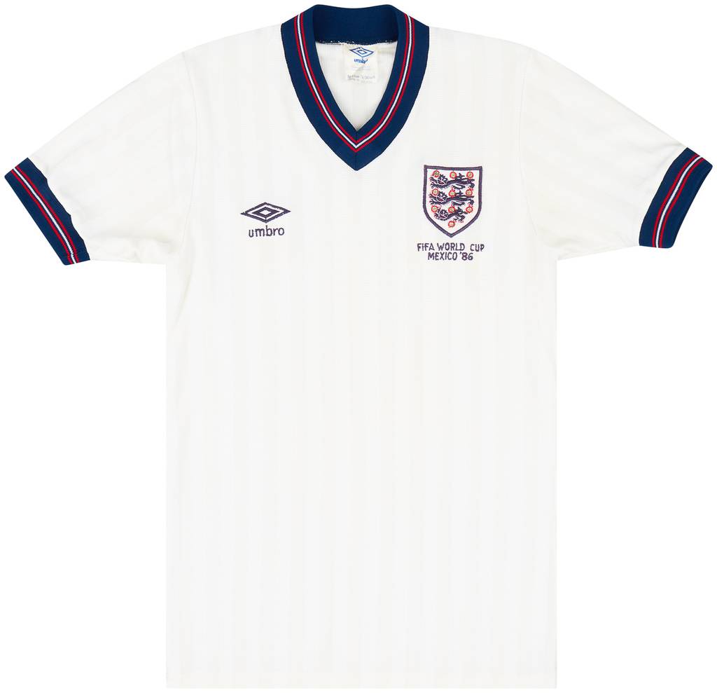 1986 England World Cup Home Shirt - 6/10 - (S)