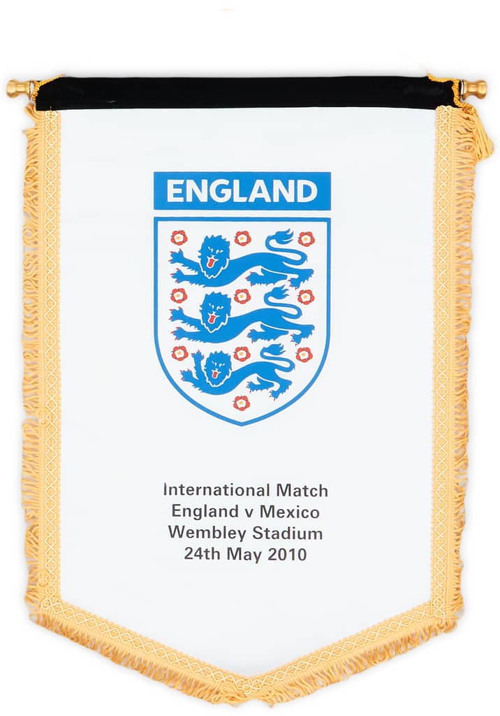 2010 England Match Pennant International Friendly (v Mexico)