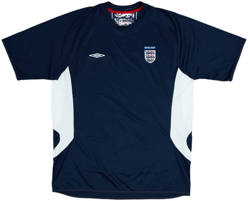 2005-06 England Umbro Training Shirt - 8/10 - (S)