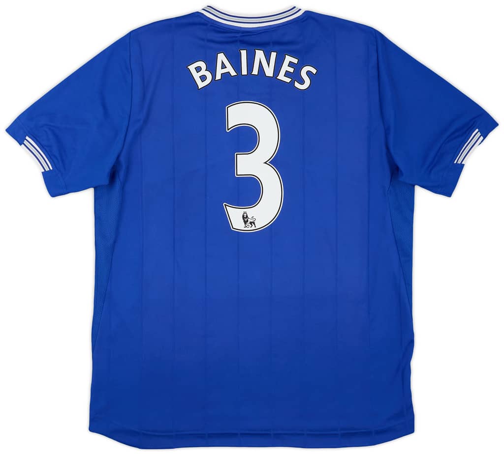 2009-10 Everton Home Shirt Baines #3 - 8/10 - (S)