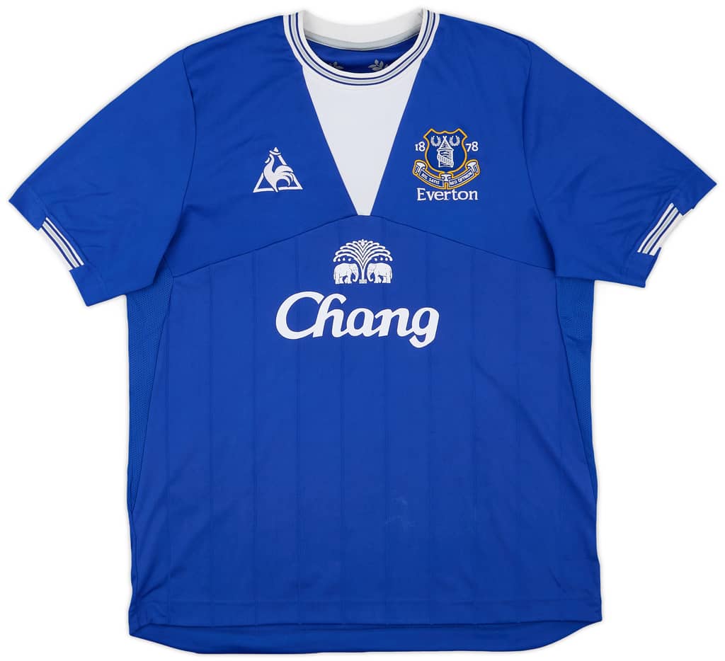 2009-10 Everton Home Shirt Baines #3
