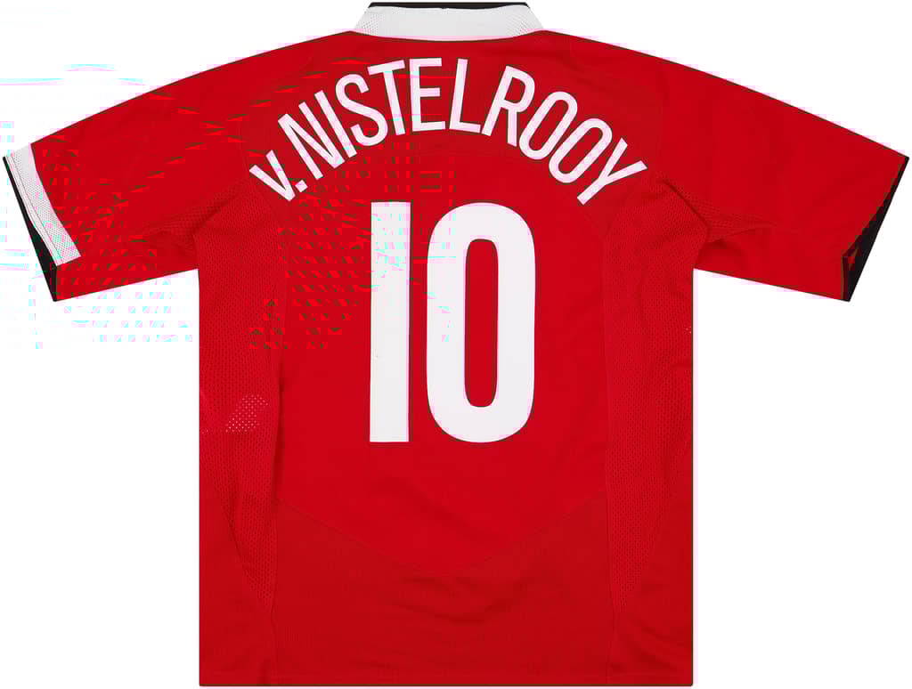 2004-06 Manchester United Home Shirt v.Nistelrooy #10 - 9/10 - (XXL)