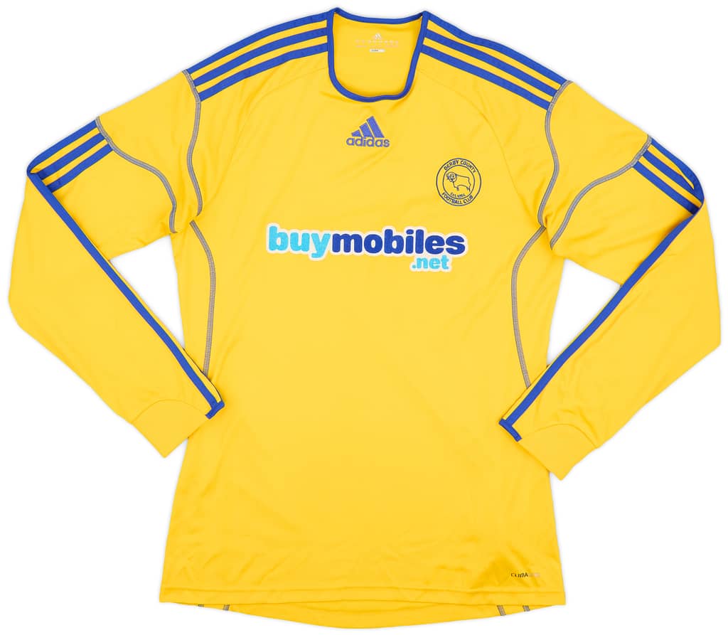 2010-11 Derby County Away L/S Shirt - 8/10 - (S)