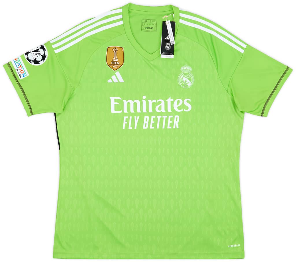 2023-24 Real Madrid GK Home CL Shirt (XS)