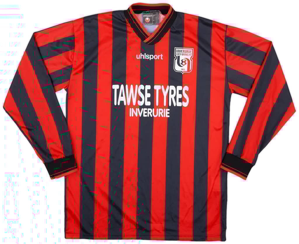 2005-06 Inverurie Loco Works Home L/S Shirt - 9/10 - (L)