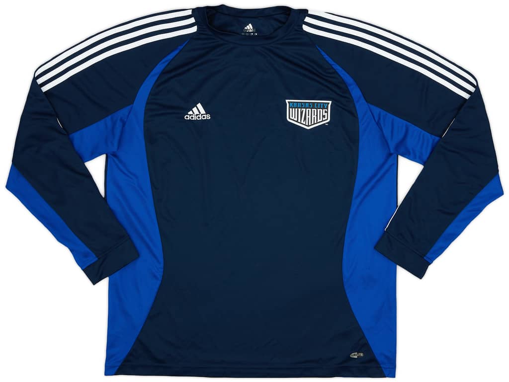 2008 Kansas City Wizards adidas L/S Training Shirt - 8/10 - (L)