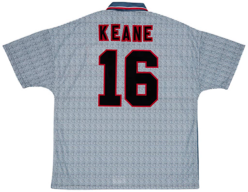 1995-96 Manchester United Away Shirt Keane #16 (XXL)