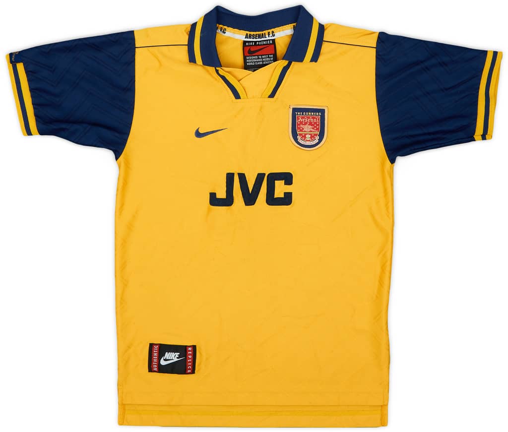 1996-97 Arsenal Away Shirt - 6/10 - (M.Boys)