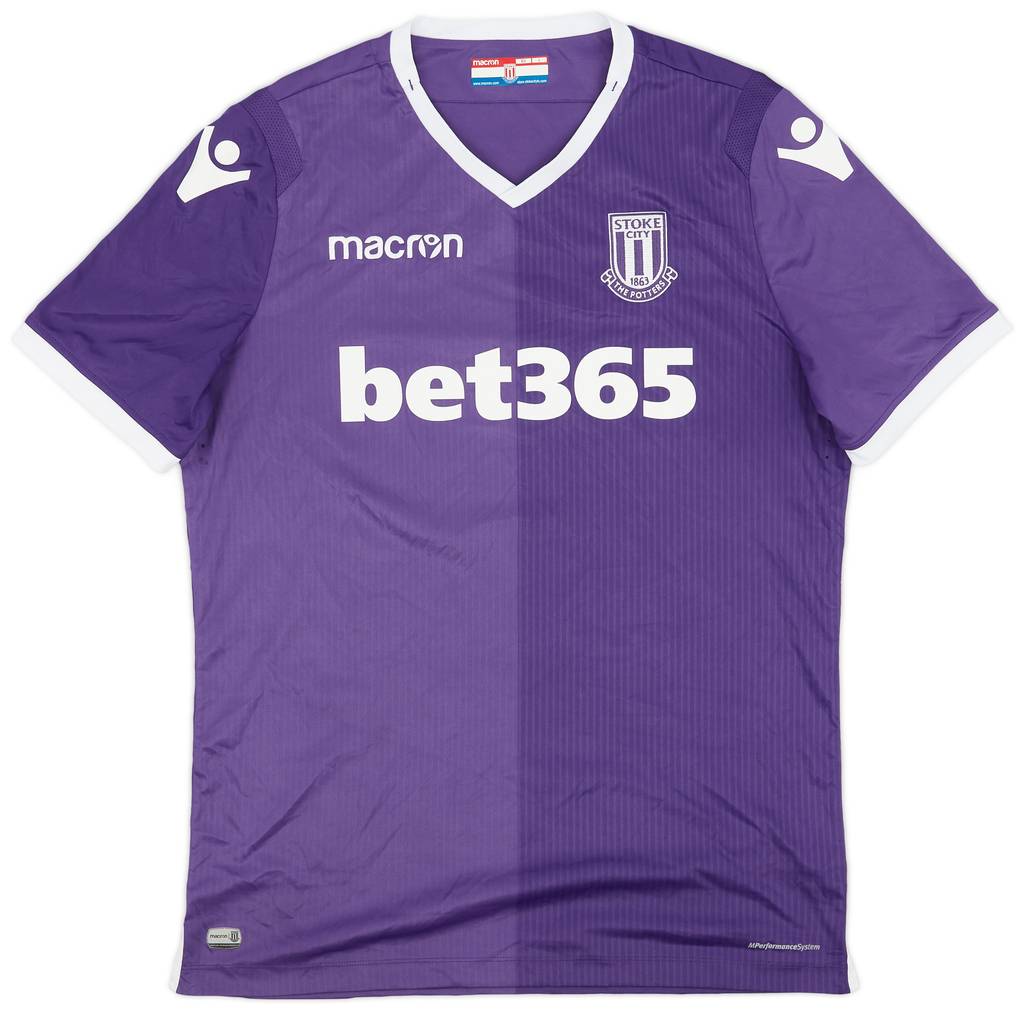 2018-19 Stoke City Away Shirt - 9/10 - (L)