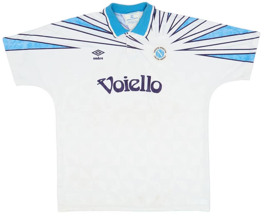 1991-93 Napoli Away Shirt - 7/10 - (XL)